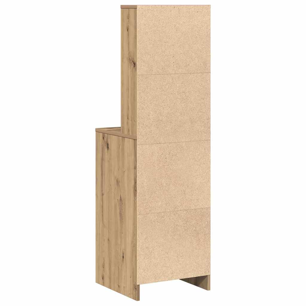 Haut Armoire chêne artisanal 40 x 41 x 135 cm Bois d'ingénierie - XIOS