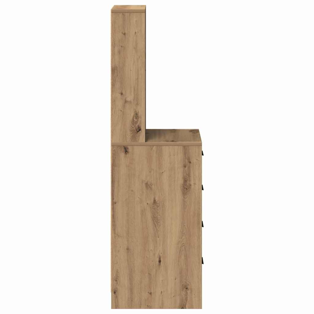 Haut Armoire chêne artisanal 40 x 41 x 135 cm Bois d'ingénierie - XIOS