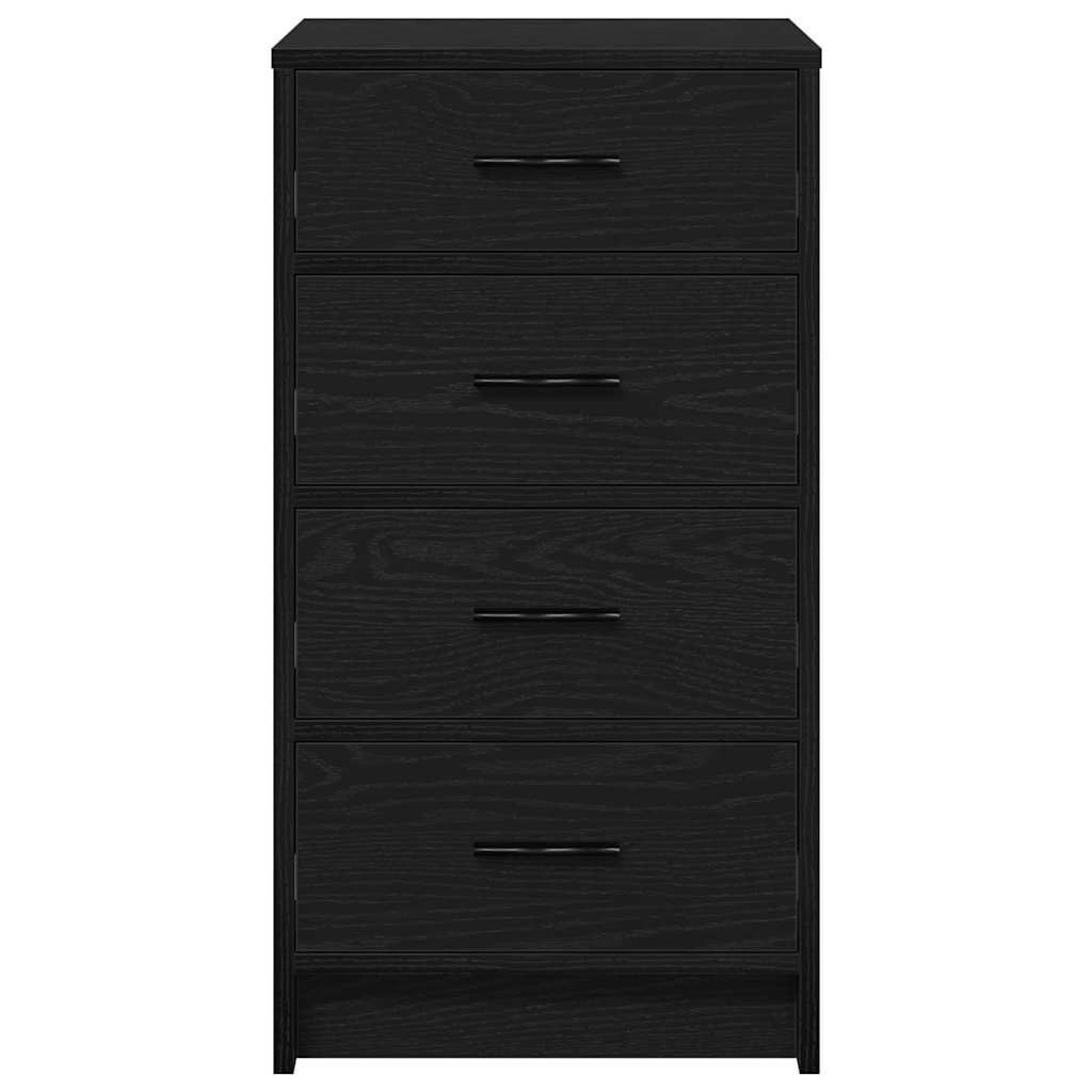 Buffet avec tiroir Chêne noir 40 x 41 x 75 cm Bois d'ingénierie - XIOS