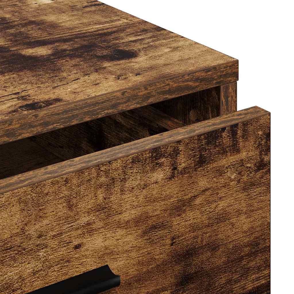 Buffet avec tiroir Chêne fumé 40 x 41 x 75 cm Bois d'ingénierie - XIOS