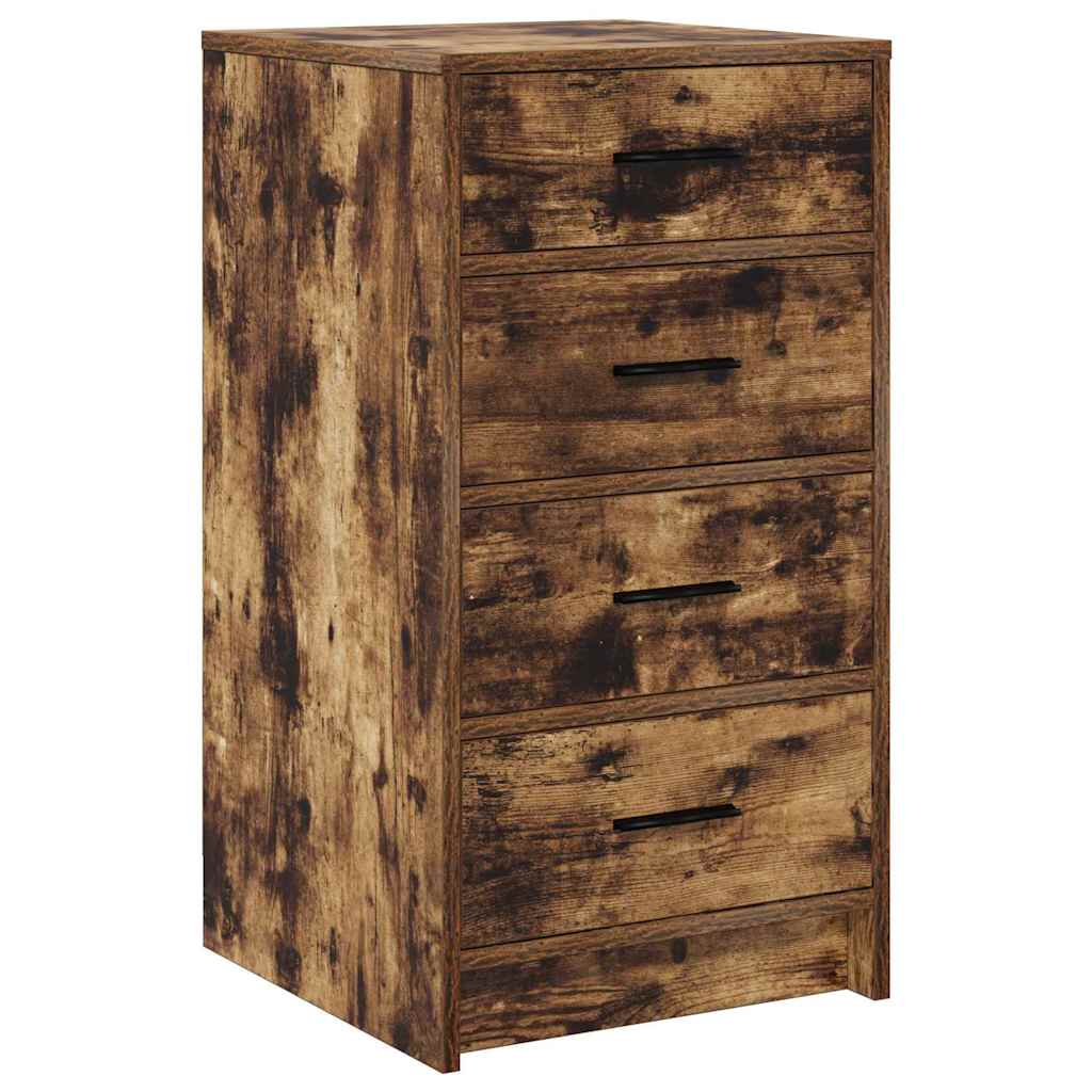 Buffet avec tiroir Chêne fumé 40 x 41 x 75 cm Bois d'ingénierie - XIOS
