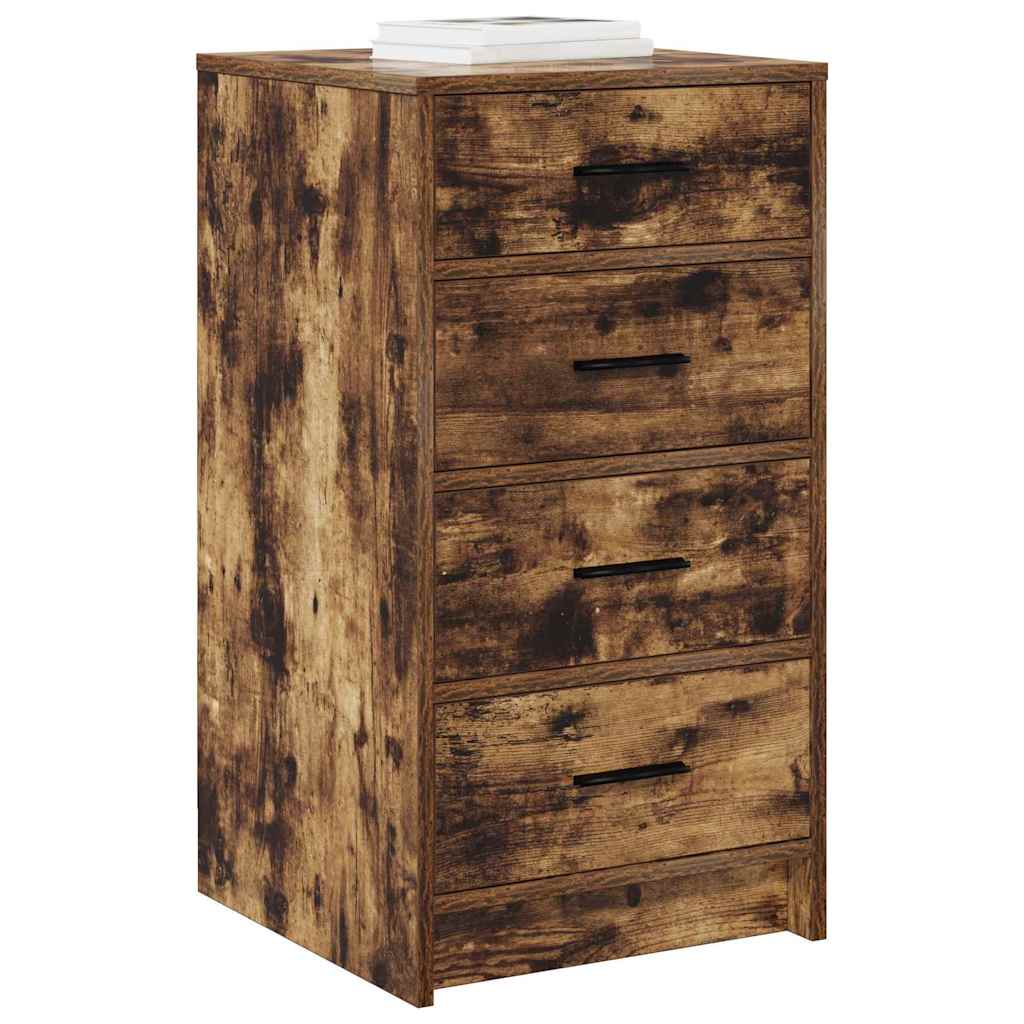 Buffet avec tiroir Chêne fumé 40 x 41 x 75 cm Bois d'ingénierie - XIOS