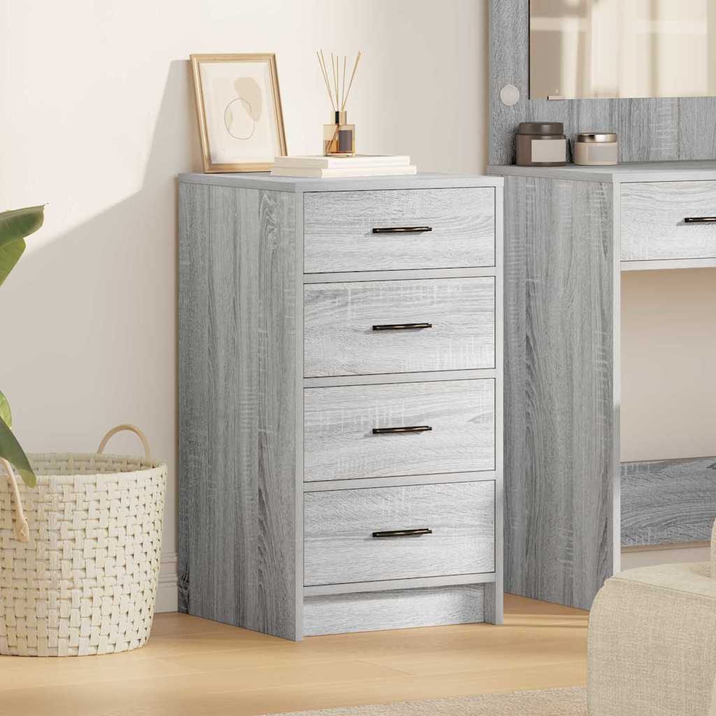 Buffet Sonoma gris 40 x 41 x 75 cm Bois d'ingénierie - XIOS