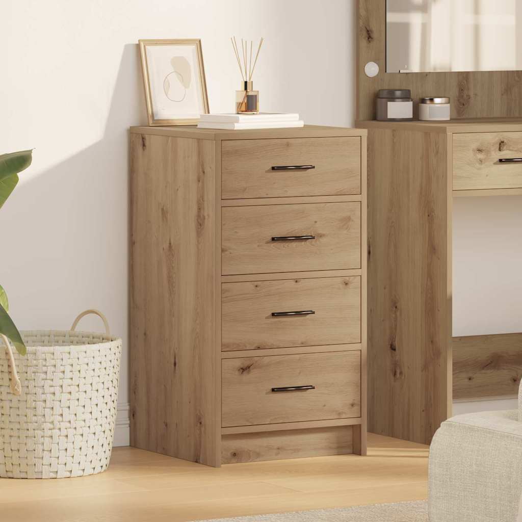 Buffet chêne artisanal 40 x 41 x 75 cm Bois d'ingénierie - XIOS
