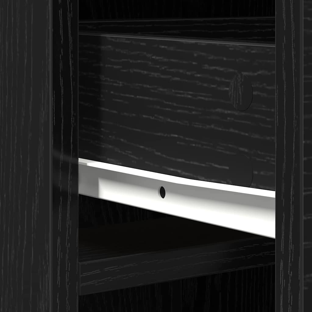 Haut Armoire Chêne noir 40 x 40,5 x 135 cm Bois d'ingénierie - XIOS
