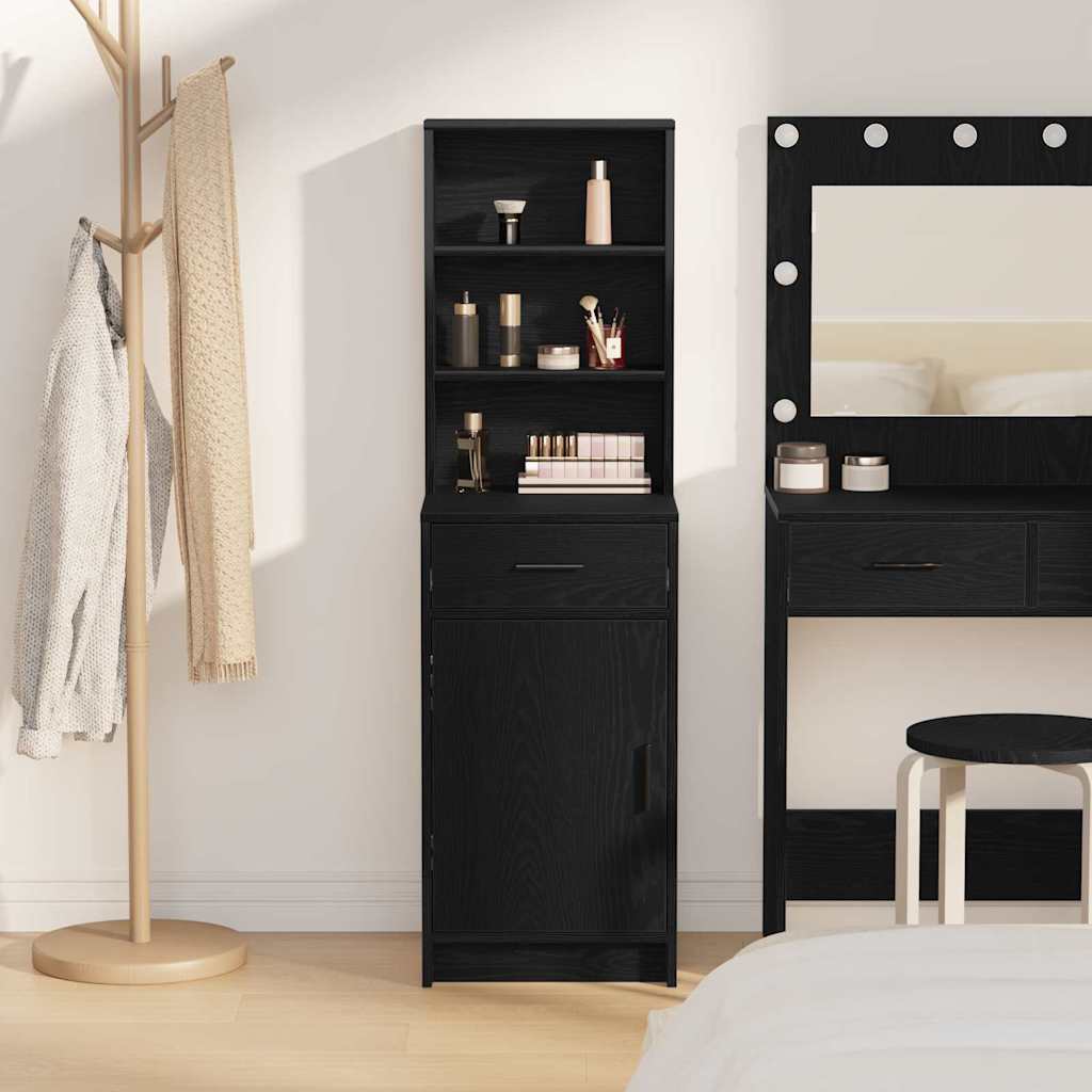 Haut Armoire Chêne noir 40 x 40,5 x 135 cm Bois d'ingénierie - XIOS