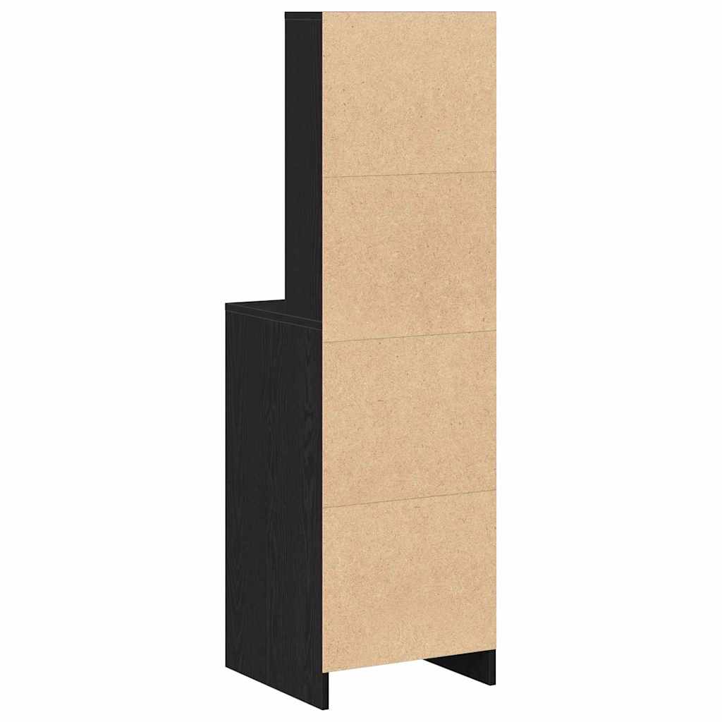 Haut Armoire Chêne noir 40 x 40,5 x 135 cm Bois d'ingénierie - XIOS