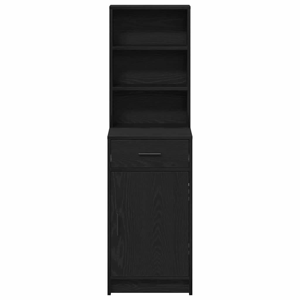 Haut Armoire Chêne noir 40 x 40,5 x 135 cm Bois d'ingénierie - XIOS
