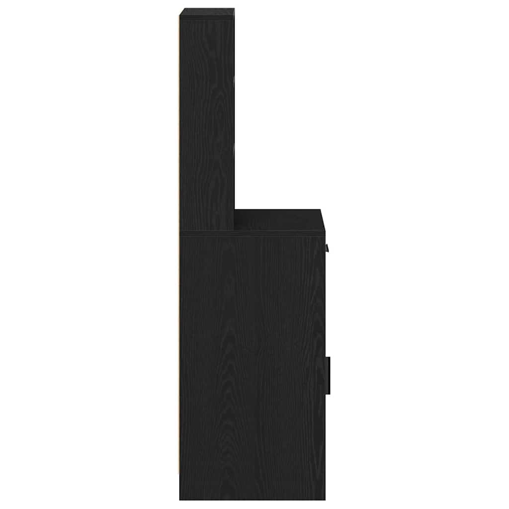 Haut Armoire Chêne noir 40 x 40,5 x 135 cm Bois d'ingénierie - XIOS