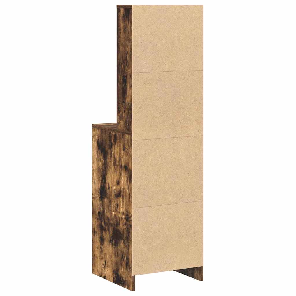Haut Armoire Chêne fumé 40 x 40,5 x 135 cm Bois d'ingénierie - XIOS