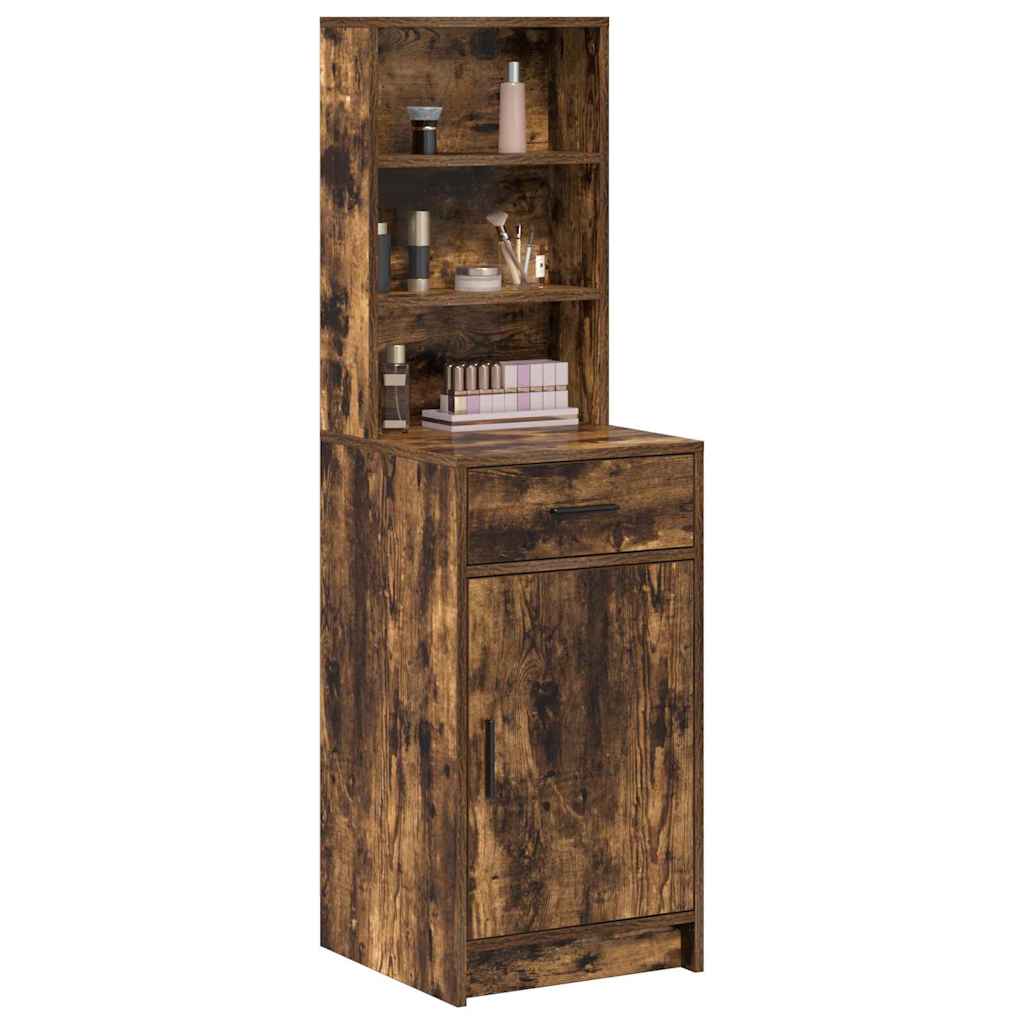 Haut Armoire Chêne fumé 40 x 40,5 x 135 cm Bois d'ingénierie - XIOS