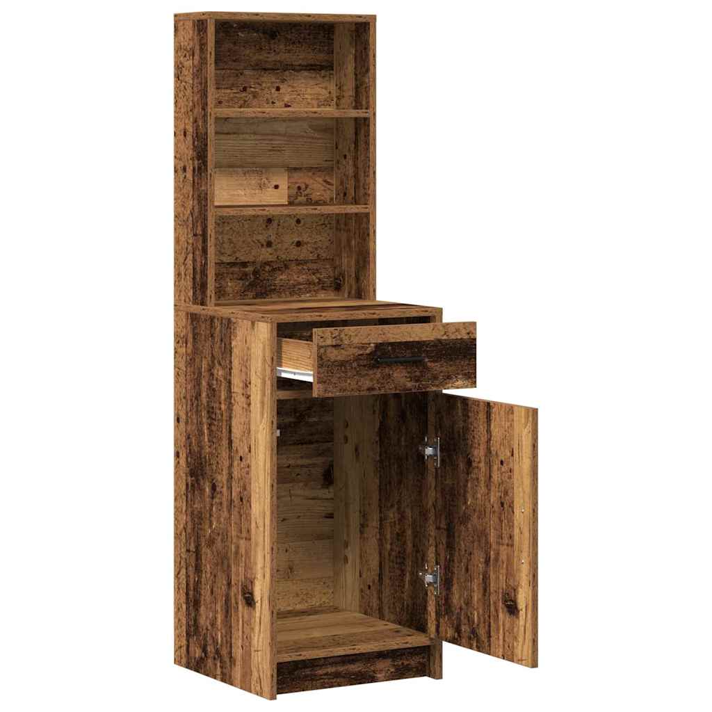 Haut Armoire Bois ancien 40 x 40,5 x 135 cm Bois d'ingénierie - XIOS