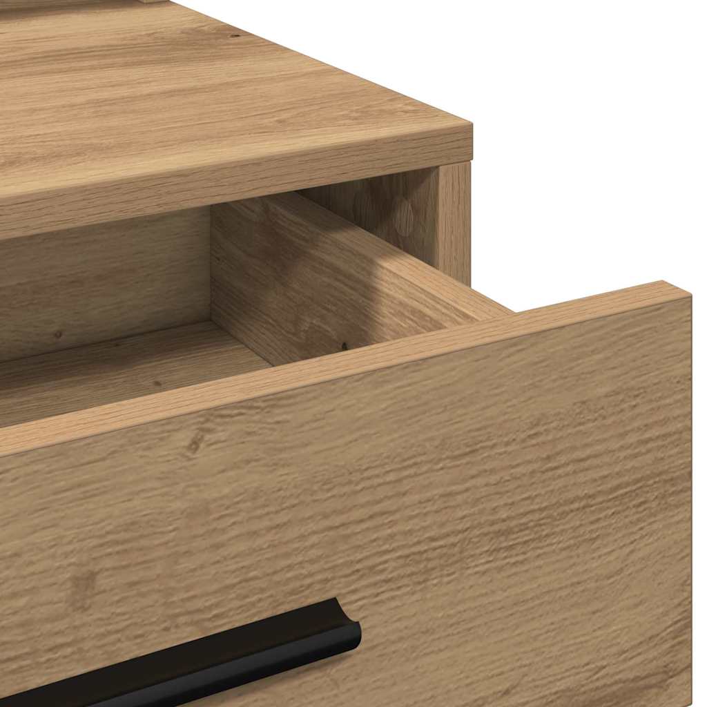 Coiffeuse chêne artisanal 79 x 41 x 135 cm Bois d'ingénierie - XIOS