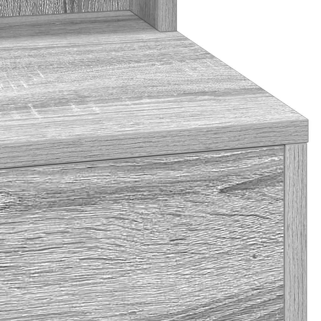 Table de Toilette avec étagère Gris Sonoma 50 x 41 x 135 cm - XIOS