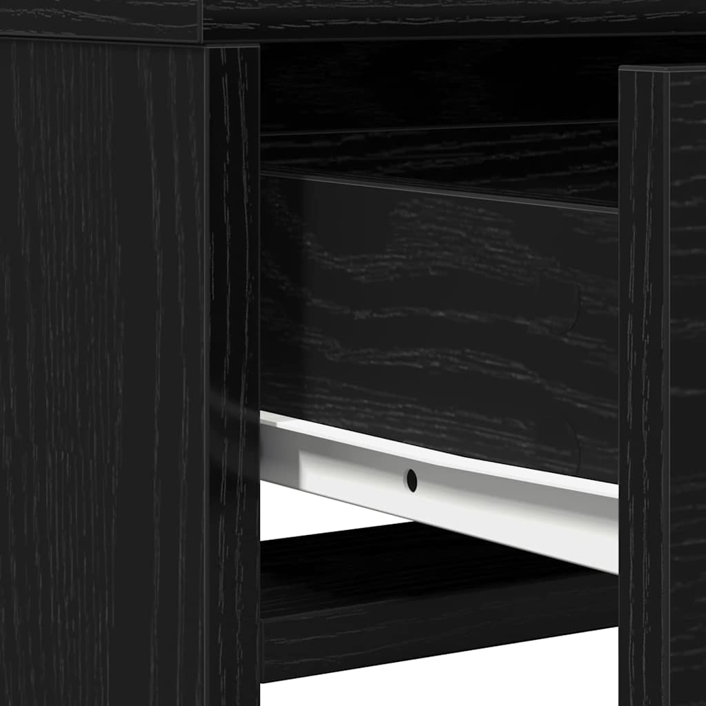 Coiffeuse Chêne noir 50 x 41 x 140 cm Bois d'ingénierie - XIOS