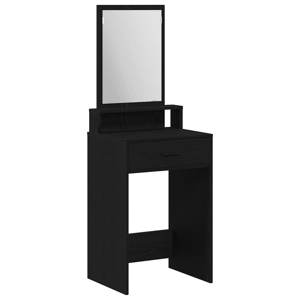 Coiffeuse Chêne noir 50 x 41 x 140 cm Bois d'ingénierie - XIOS