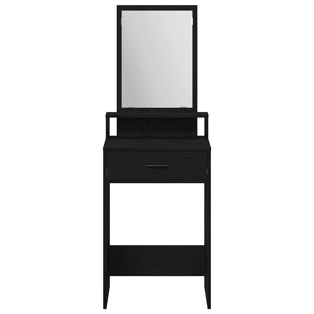 Coiffeuse Chêne noir 50 x 41 x 140 cm Bois d'ingénierie - XIOS