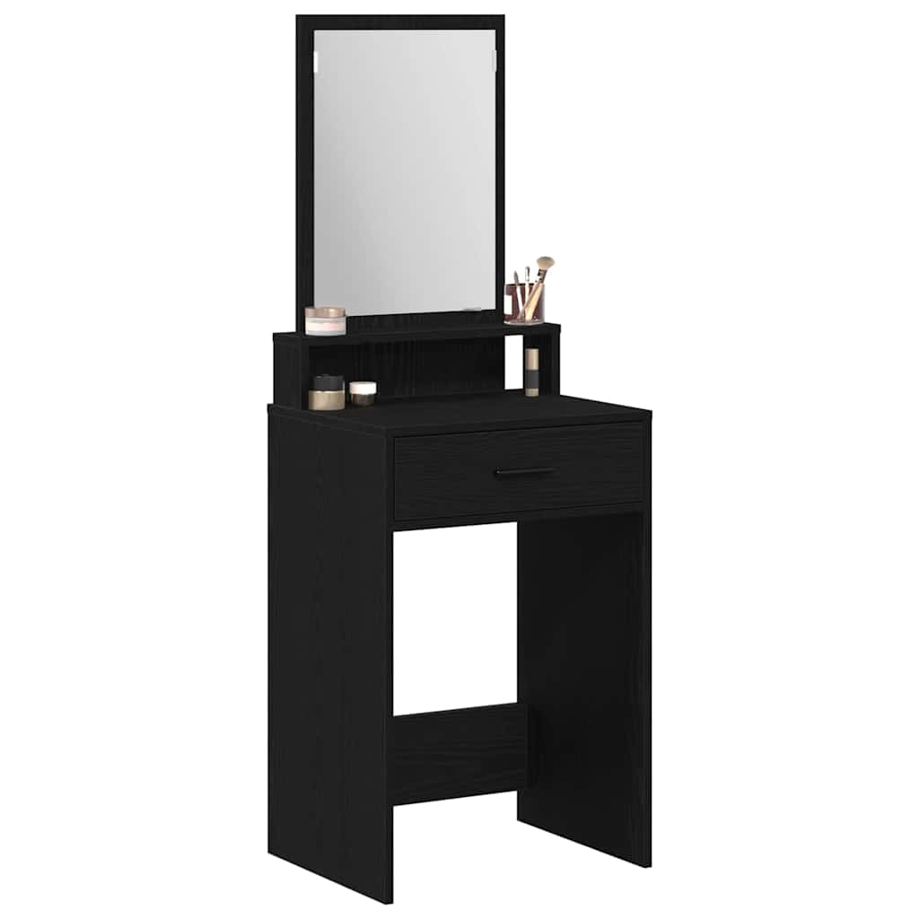 Coiffeuse Chêne noir 50 x 41 x 140 cm Bois d'ingénierie - XIOS