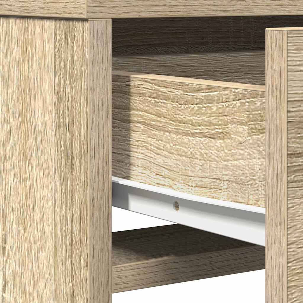 Coiffeuse Chêne Sonoma 50 x 41 x 140 cm Bois d'ingénierie - XIOS