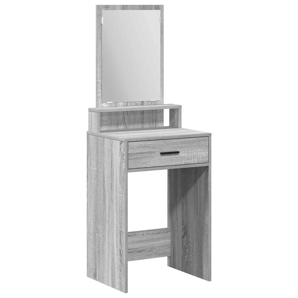 Coiffeuse Sonoma gris 50 x 41 x 140 cm Bois d'ingénierie - XIOS
