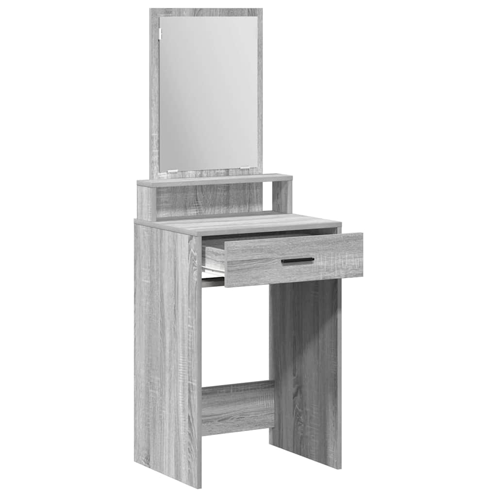 Coiffeuse Sonoma gris 50 x 41 x 140 cm Bois d'ingénierie - XIOS