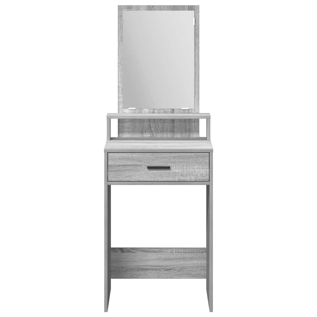 Coiffeuse Sonoma gris 50 x 41 x 140 cm Bois d'ingénierie - XIOS
