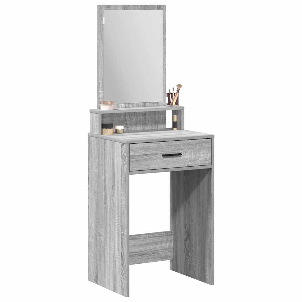 Coiffeuse Sonoma gris 50 x 41 x 140 cm Bois d'ingénierie - XIOS