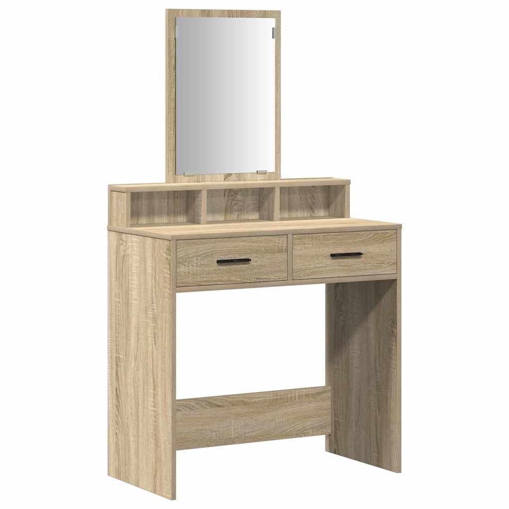 Coiffeuse Chêne Sonoma 79 x 41 x 140 cm Bois d'ingénierie - XIOS