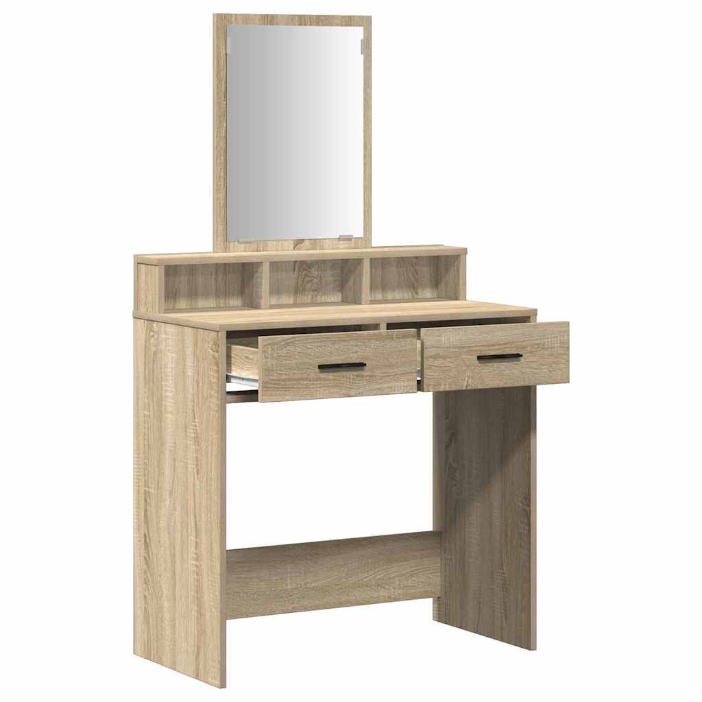 Coiffeuse Chêne Sonoma 79 x 41 x 140 cm Bois d'ingénierie - XIOS