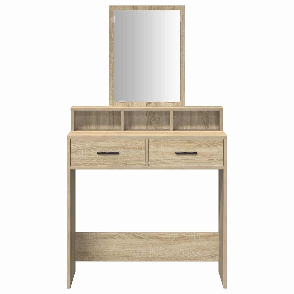 Coiffeuse Chêne Sonoma 79 x 41 x 140 cm Bois d'ingénierie - XIOS
