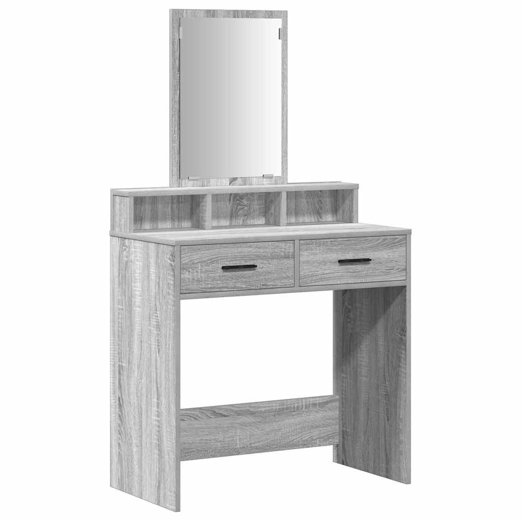Coiffeuse Gris Sonoma 79 x 41 x 140 cm Bois d'ingénierie - XIOS