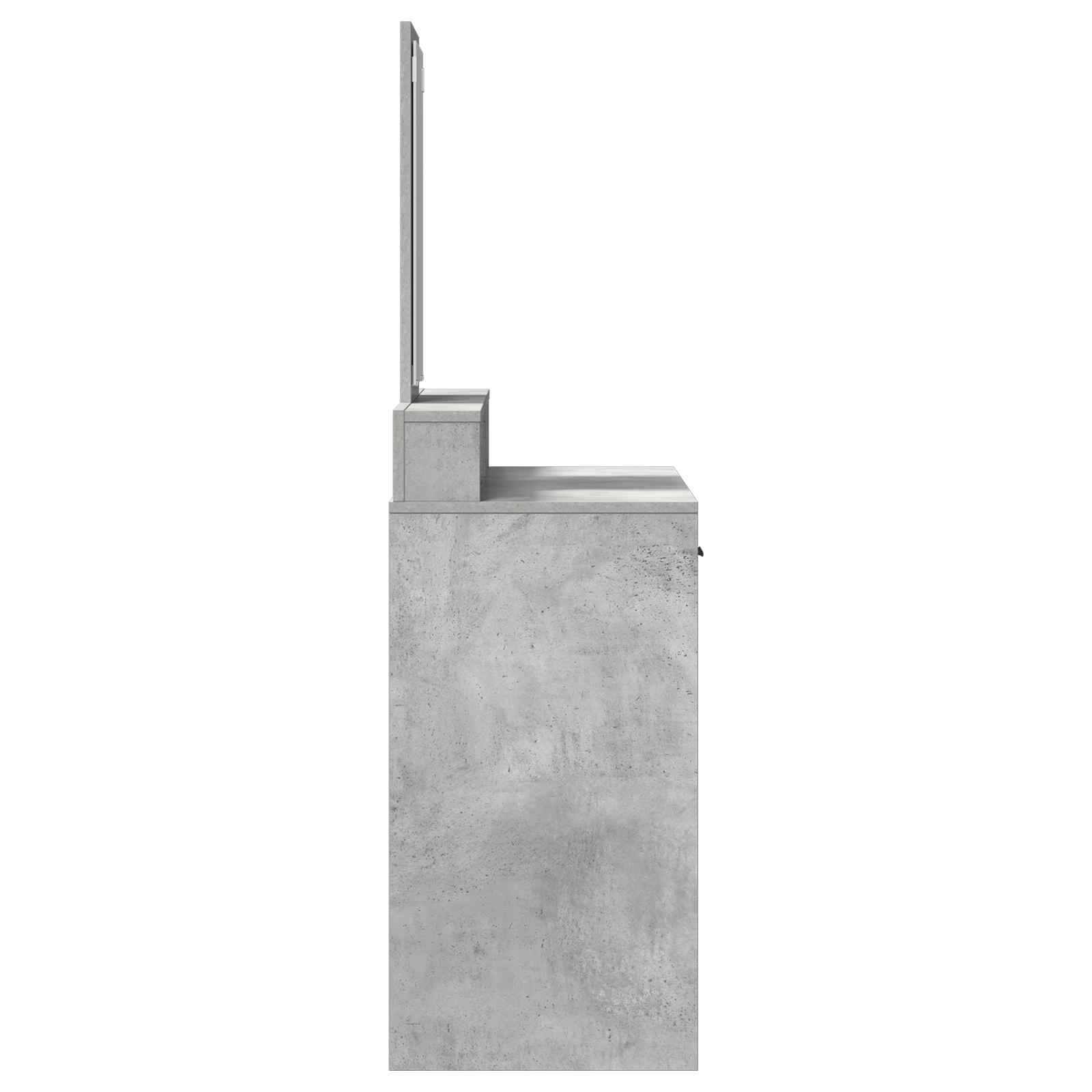 Table de Toilette Gris béton 100 x 41 x 140 cm - XIOS