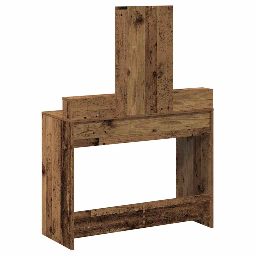 Coiffeuse Bois Ancien 100 x 41 x 140 cm Bois d'ingénierie - XIOS