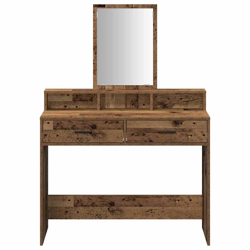 Coiffeuse Bois Ancien 100 x 41 x 140 cm Bois d'ingénierie - XIOS