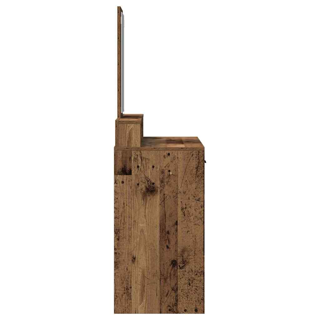 Coiffeuse Bois Ancien 100 x 41 x 140 cm Bois d'ingénierie - XIOS