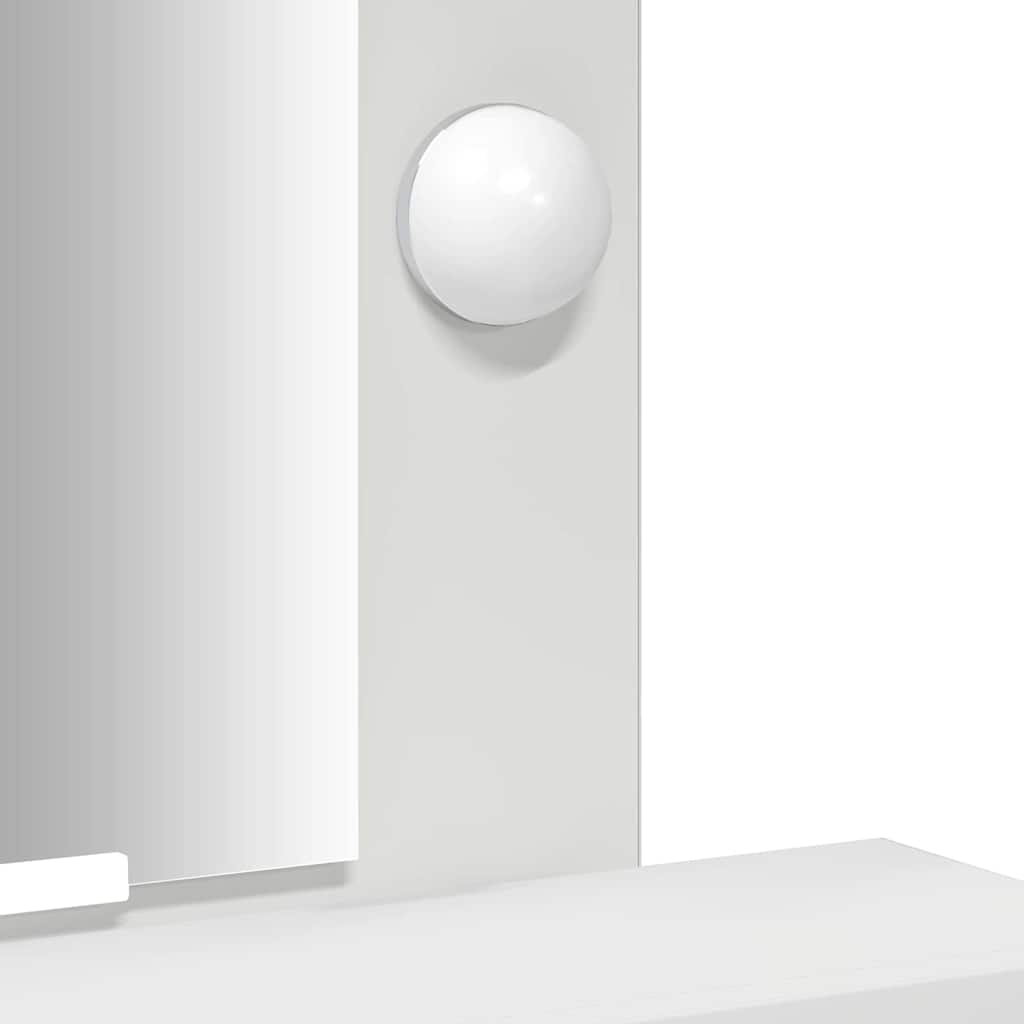 Table de Toilette Blanc 50 x 41 x 140 cm Bois d'ingénierie - XIOS