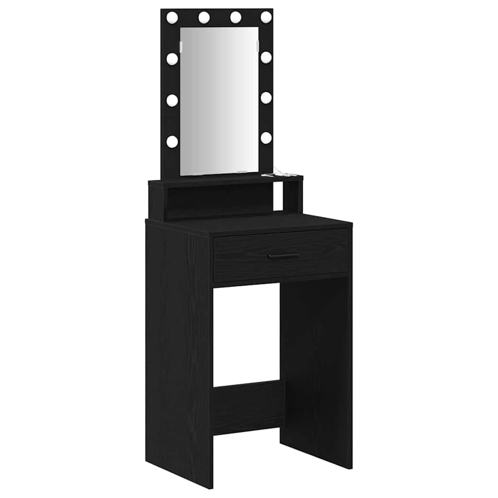 Table de Toilette Noir 50 x 41 x 140 cm Bois d'ingénierie - XIOS