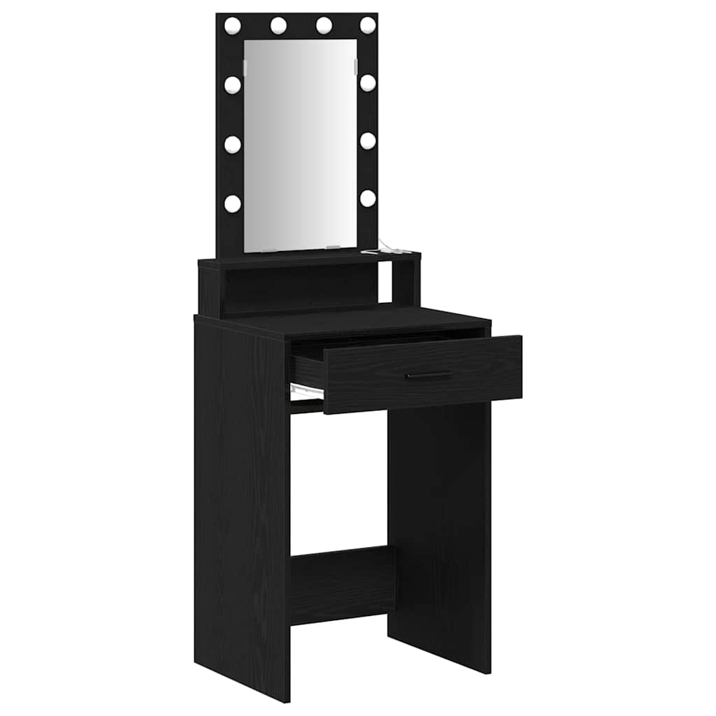 Table de Toilette Noir 50 x 41 x 140 cm Bois d'ingénierie - XIOS