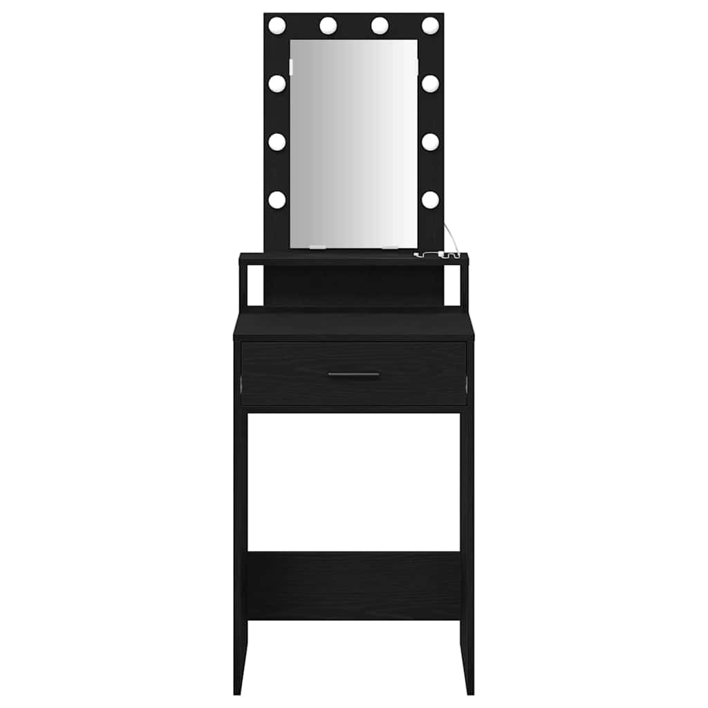 Table de Toilette Noir 50 x 41 x 140 cm Bois d'ingénierie - XIOS