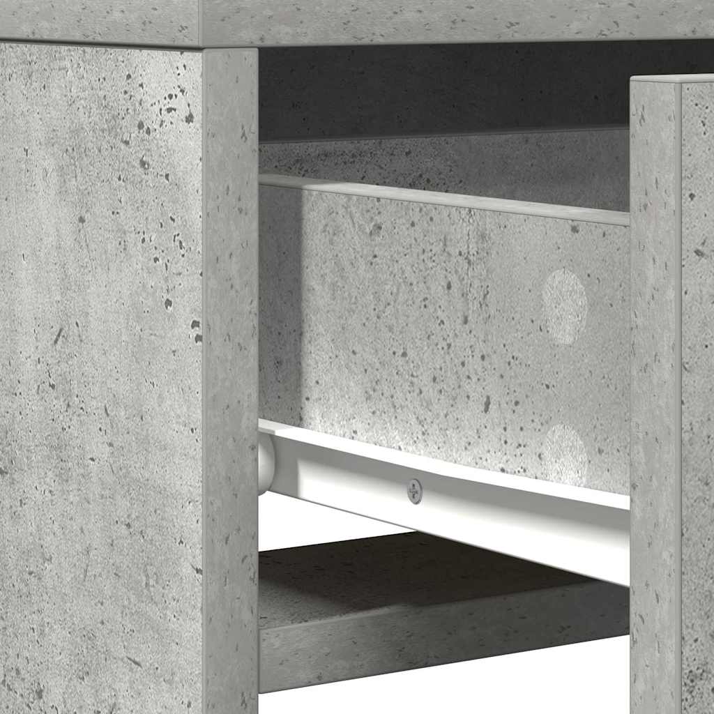 Table de Toilette Gris 50 x 41 x 140 cm Bois d'ingénierie - XIOS