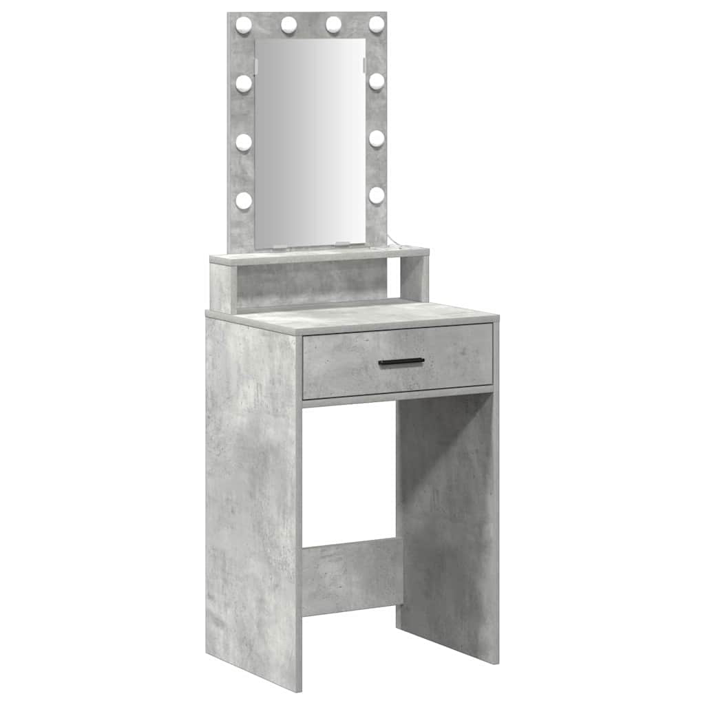Table de Toilette Gris 50 x 41 x 140 cm Bois d'ingénierie - XIOS