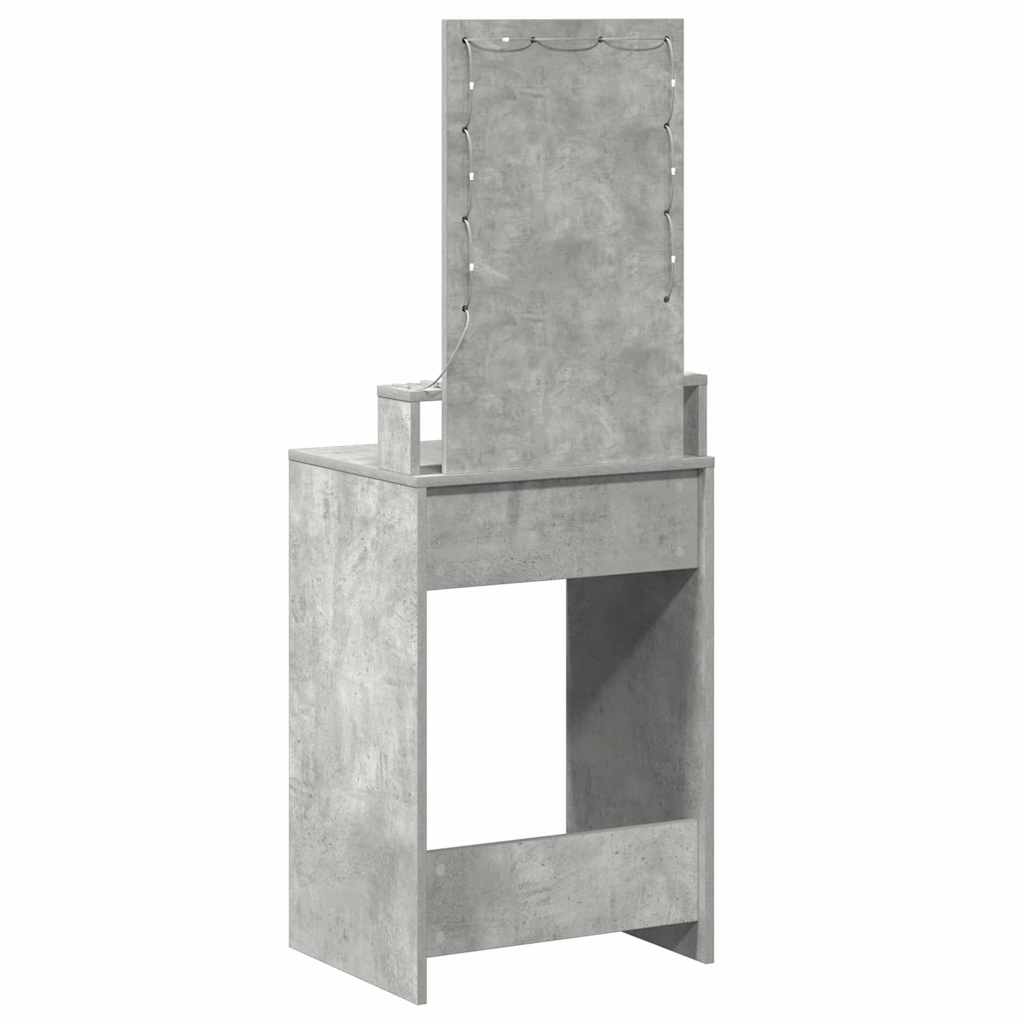 Table de Toilette Gris 50 x 41 x 140 cm Bois d'ingénierie - XIOS