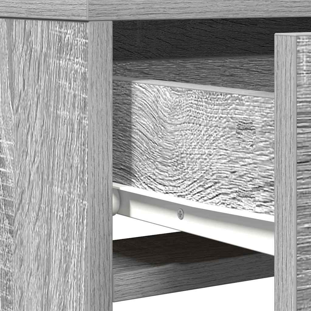 Table de Toilette Gris 50 x 41 x 140 cm Bois d'ingénierie - XIOS