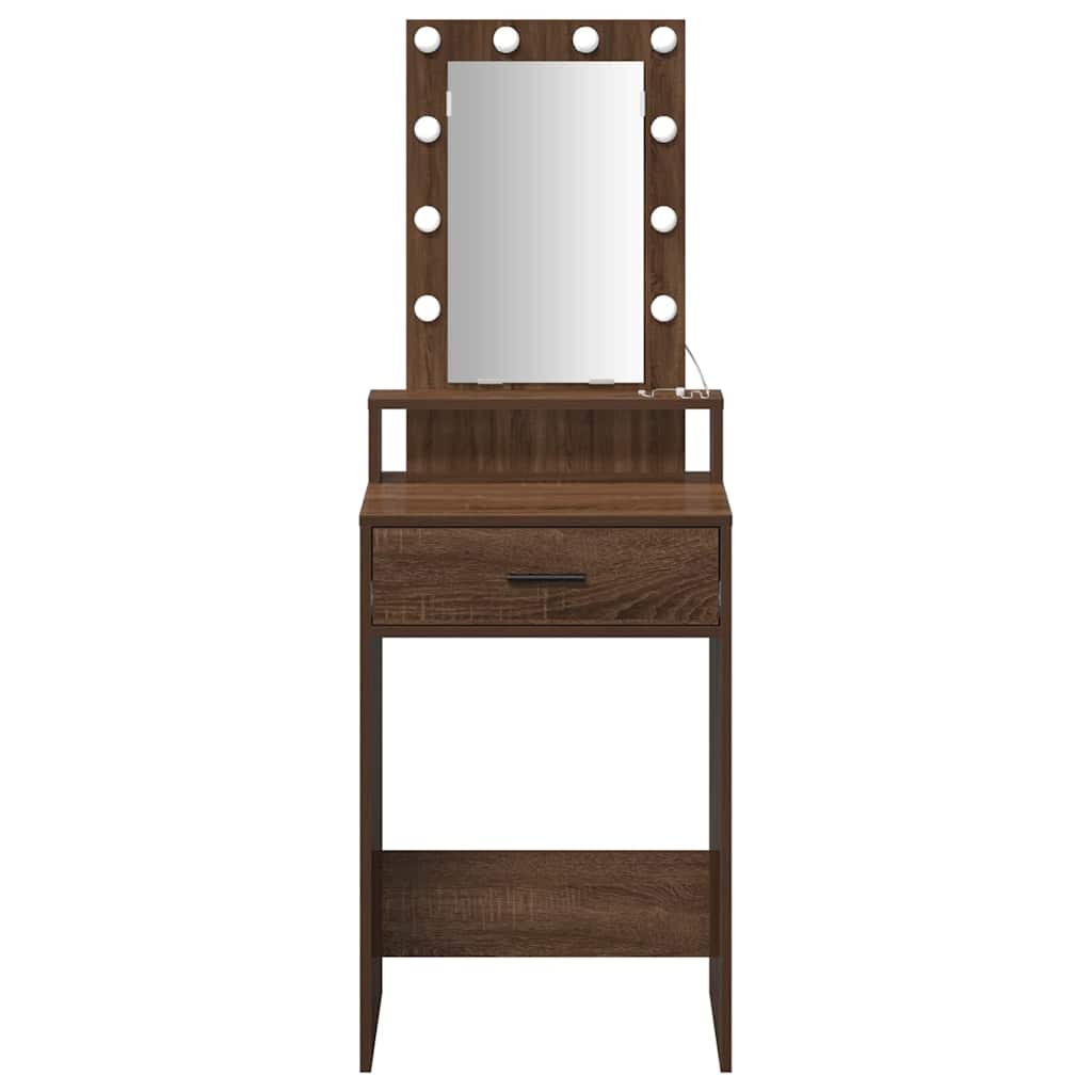 Table de Toilette Marron 50 x 41 x 140 cm Bois d'ingénierie - XIOS