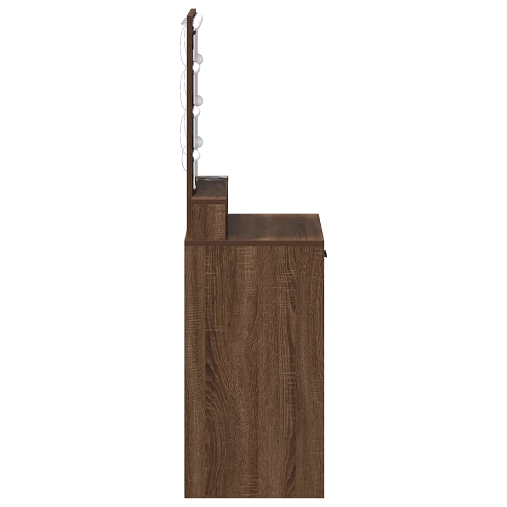 Table de Toilette Marron 50 x 41 x 140 cm Bois d'ingénierie - XIOS