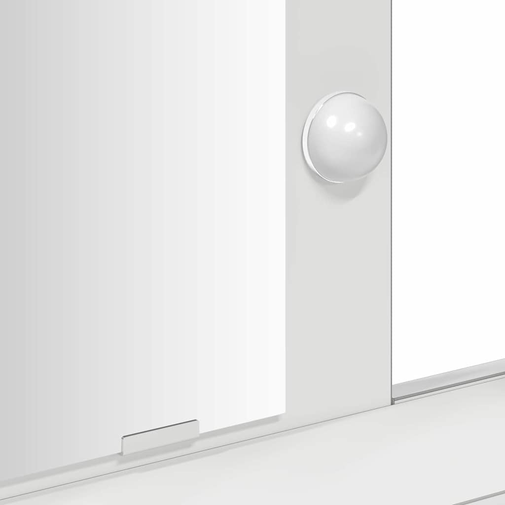 Table de Toilette Blanc 79 x 41 x 140 cm Bois d'ingénierie - XIOS