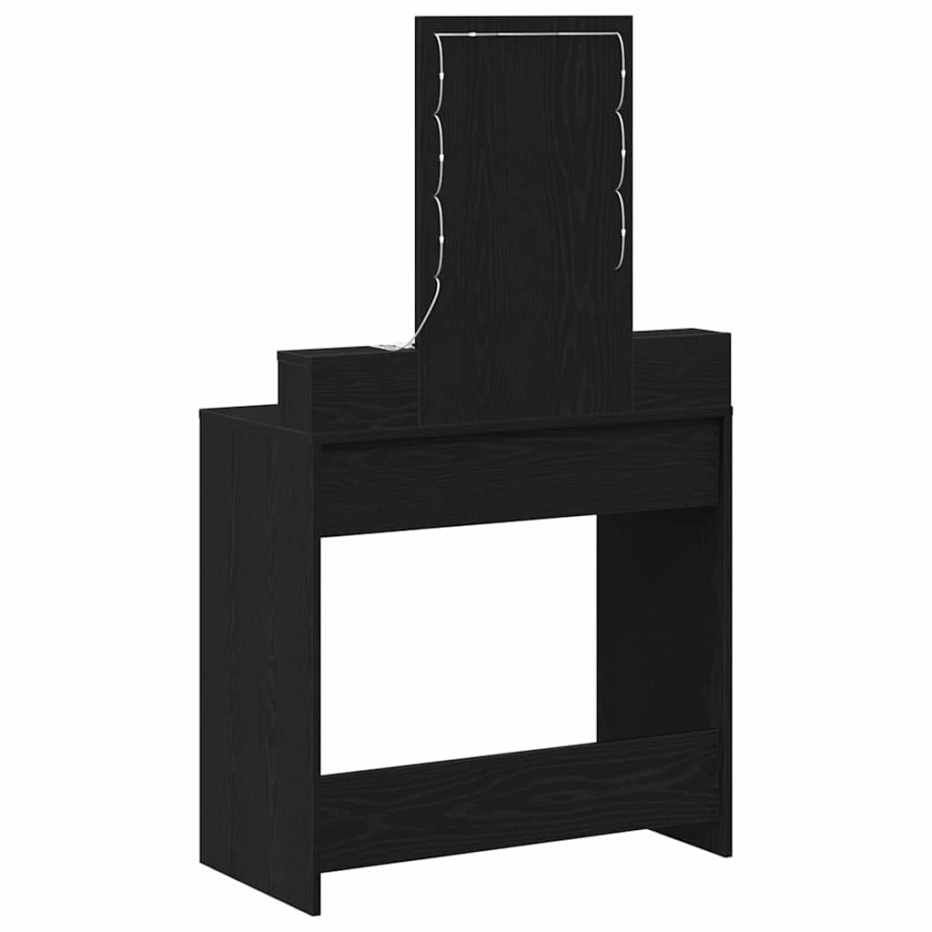 Table de Toilette Noir 79 x 41 x 140 cm Bois d'ingénierie - XIOS