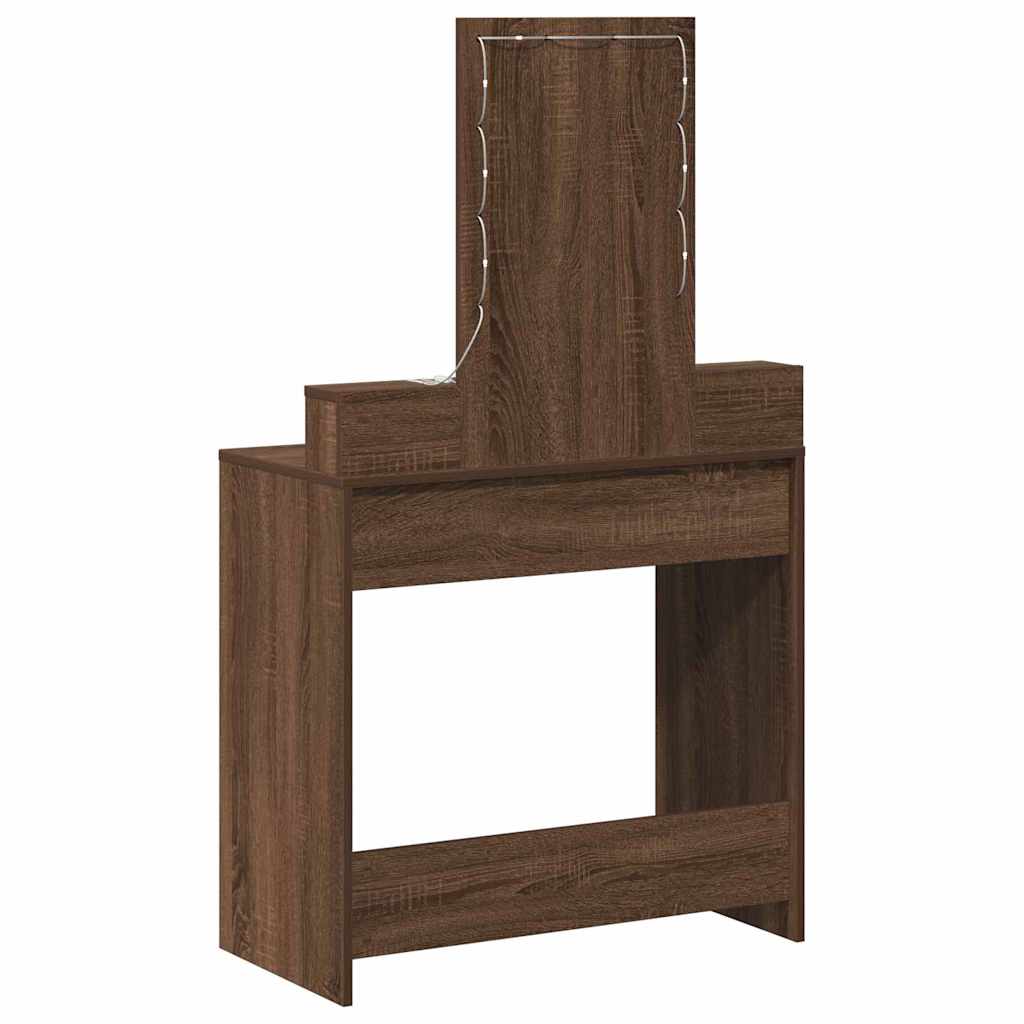 Table de Toilette Marron 79 x 41 x 140 cm Bois d'ingénierie - XIOS