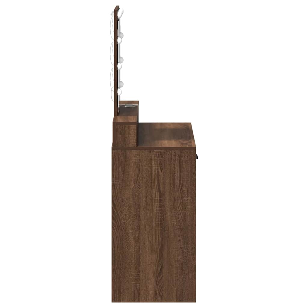 Table de Toilette Marron 79 x 41 x 140 cm Bois d'ingénierie - XIOS