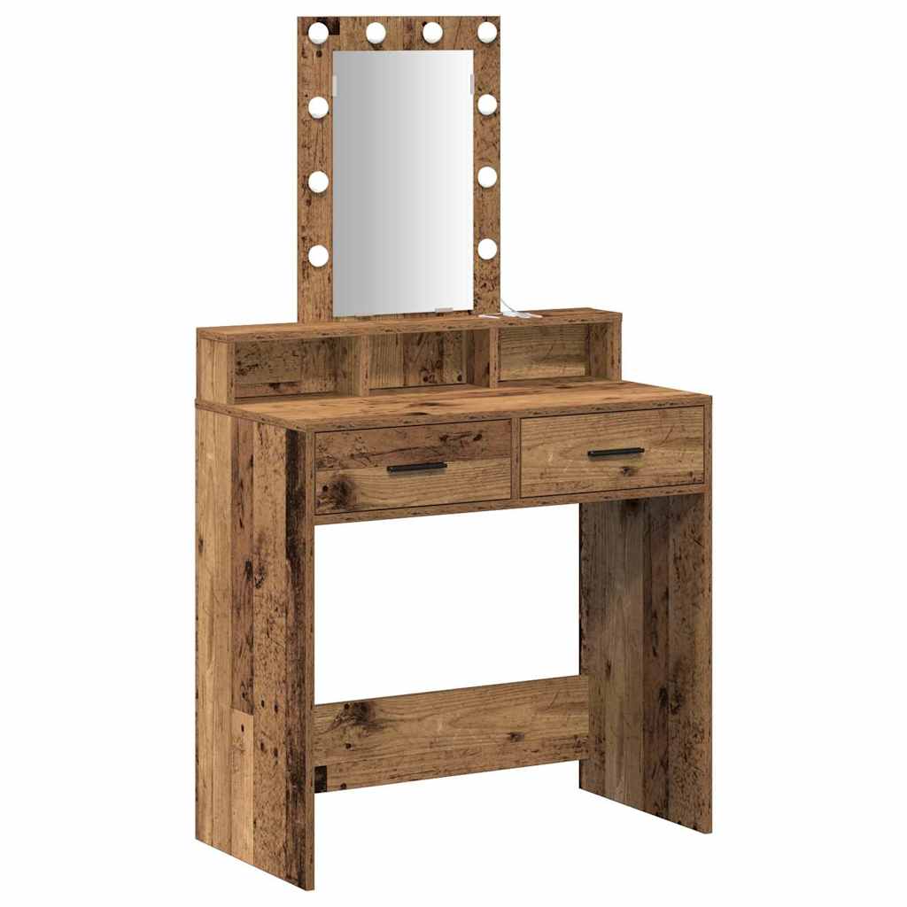 Table de Toilette Marron 79 x 41 x 140 cm Bois d'ingénierie - XIOS